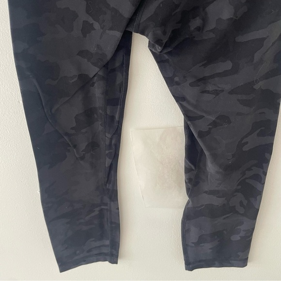Lululemon Align Crop 21" Incognito Camo Black Gray Camo Leggings 37232 - Picture 8 of 12